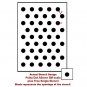 Wall stencil Polka Dot Allover SM, Wall decor for Nurseries, Kids Room