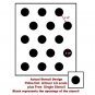 Wall stencil Polka Dot Allover LG, DIY decor for Nurseries, Kids Rooms