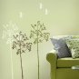 Large Stencil Going to Seed, DIY reusable wall stencils not decals