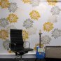 Flower stencil Chrysanthemum Grande MED, Wall Stencils for Easy Decor