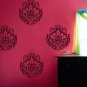 Reusable Wall Stencil Brocade No.1 SM, DIY decor stencil not decals