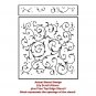 Wall Stencil Lily Scroll - Reusable stencils for easy DIY Wall decor
