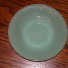 Green Jadite Saucer Jane Ray Pattern