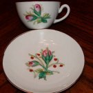 Rose Bud Cup and Saucer
