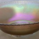 Carnival Glass Bowl Iridescent Pinks Yellows