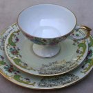 Bavaria Johann Seltmann Dessert/Salad Set White with Green