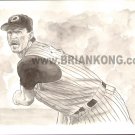 Randy Johnson: B&W Preliminary study sketch