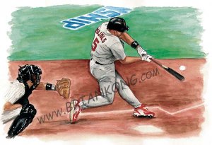Albert Pujols :Original Art