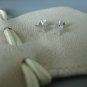 Star stud earrings, sterling silver stud eariings for men, EC462