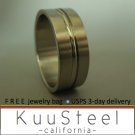 Men's wedding ring, infinity circle band, R380
