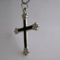 Steel chain necklace with cross 609