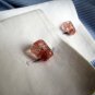 Red stone cufflinks