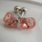 Red stone cufflinks