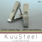 Men's triangle hoop earring with diamond cz, EC213