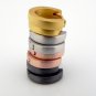 Slim huggie hoop earrings for men, M, steel, EC134