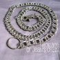 Biker wallet chain with split ring and clasp