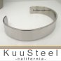 Mens Accessories- Silver Cuff Bracelet Bangle For Men-Steel For Men EC663