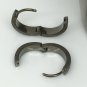 Men's hoop earrings with split line, L, black, ECE191MB