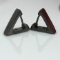 Men's earrings in triangle hoops, S, black, ECE230SB