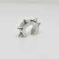 Thorn clip on stainless steel earring, silver, size S, EC579B
