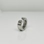 Small stainless steel clip on earring, mens earrings EC578A
