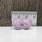 Kuusteel light pink silk knot cufflinks
