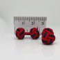 Kuusteel navy and red silk knot cufflinks