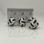 Kuusteel navy and white silk double knot cufflinks