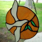 Stained Glass Peace Dove Hanging