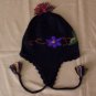 Lot of 10 alpaca wool hat adorned with flowers