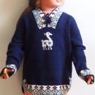 Lot of 10 alpaca wool sweaters for kids