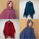Lot of 10 Boucle Poncho with hood