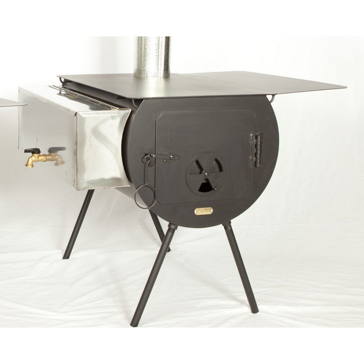 Yukon Tent Stove Package (with grate) - Wood Cylinder Stove