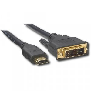 Dynex DX-C114181 Video cable single link HDMI DVI - DVI-D (M) - 19 pin HDMI (M) - 6.6 ft