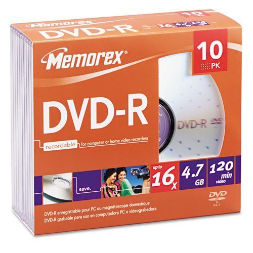 Memorex Products - DVD+RW W/ Jewel Case 4.7GB 5/PK