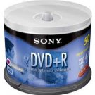 Sony 50-Pack 16x DVD+R Disc Spindle
