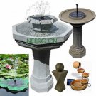 Solar Birdbath Fountain