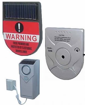 Solar Window Alarm
