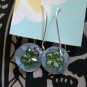Flower dangle charm earrings