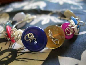 Button Cuff Bracelet