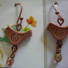 Bird Charm earrings