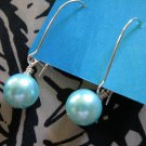 Turquoise Pearl Earring
