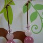 Pink stacker Earrings