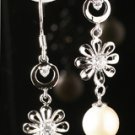AAA 9.0~9.5 mm Cultured Freshwater Pearl Earring (ER091309)