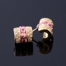 swarovski crystal gold vermeil earring (ER091312)