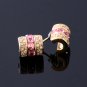 swarovski crystal gold vermeil earring (ER091312)
