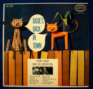 COUNT BASIE  " Basie's Back In Town "  1955 Jazz LP
