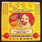 K-I-D-S RADIO  ~  Birthday Party    Starring Ronald McDonald  Dee-Jay   1980 LP