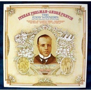 ITZHAK PERLMAN ~ ANDRE PREVIN  *  The Easy Winners / SCOTT JOPLIN     Ragtime LP