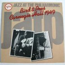 CHARLIE PARKER  ~  Bird & Pres / Carnegie Hall 1949        1983 Jazz LP